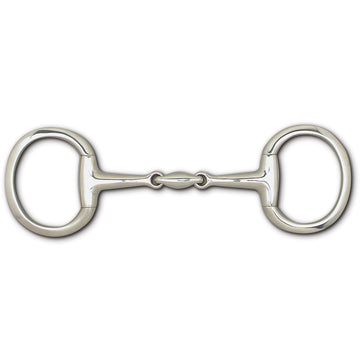 Toklat Eggbutt Snaffle with Lozenge Double Jointed Mouthpiece